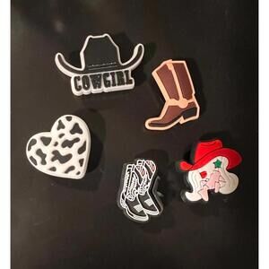 Cowgirl Croc Charms